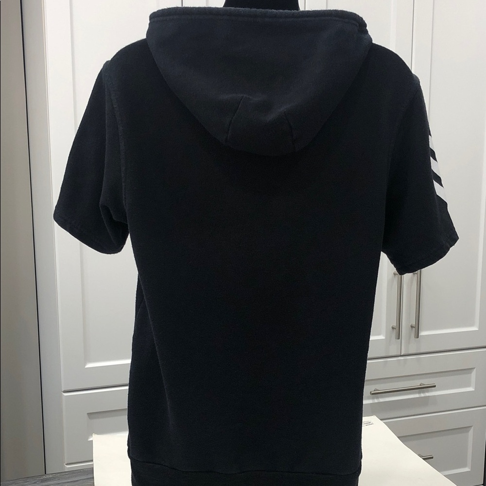 Adidas Black Short Sleeve Pullover Hoodie - Women’s Size Small - Picture 4 of 9